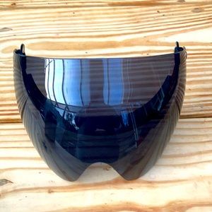 Adjustable black motorcycle helmet full face visor